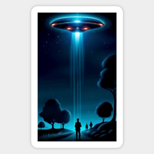 UFO Encounters Sticker